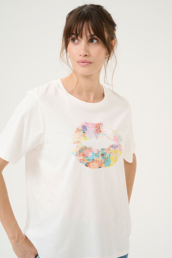 Culture Temo Amora T-shirt - Spring Gardenia