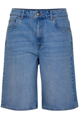 Pulz Brenda Shorts - Medium Blue Den