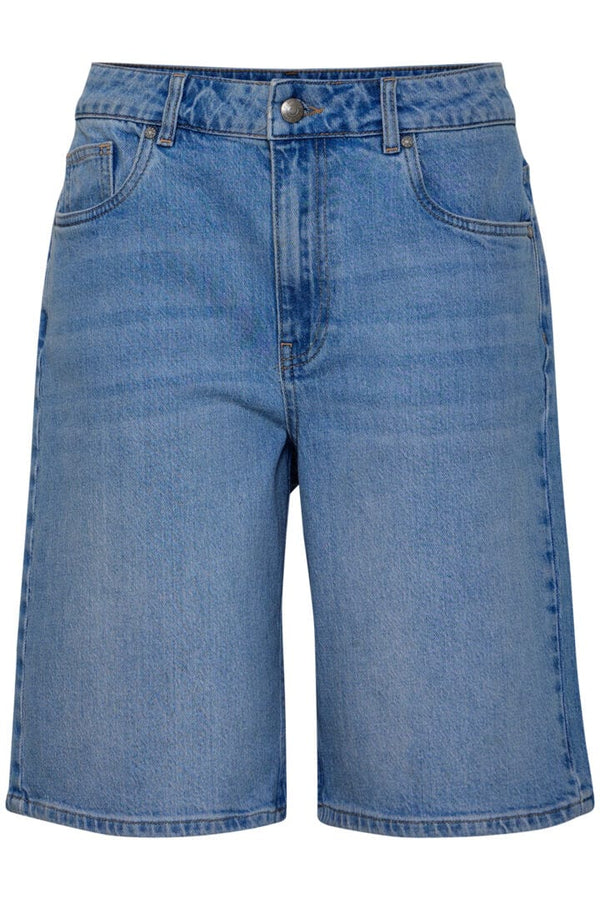 Pulz Brenda Shorts - Medium Blue Den