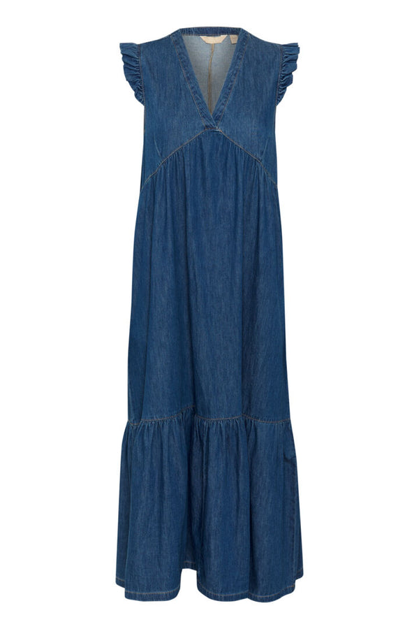 Culture Berteline Arpa Dress - Dark Blue Wash