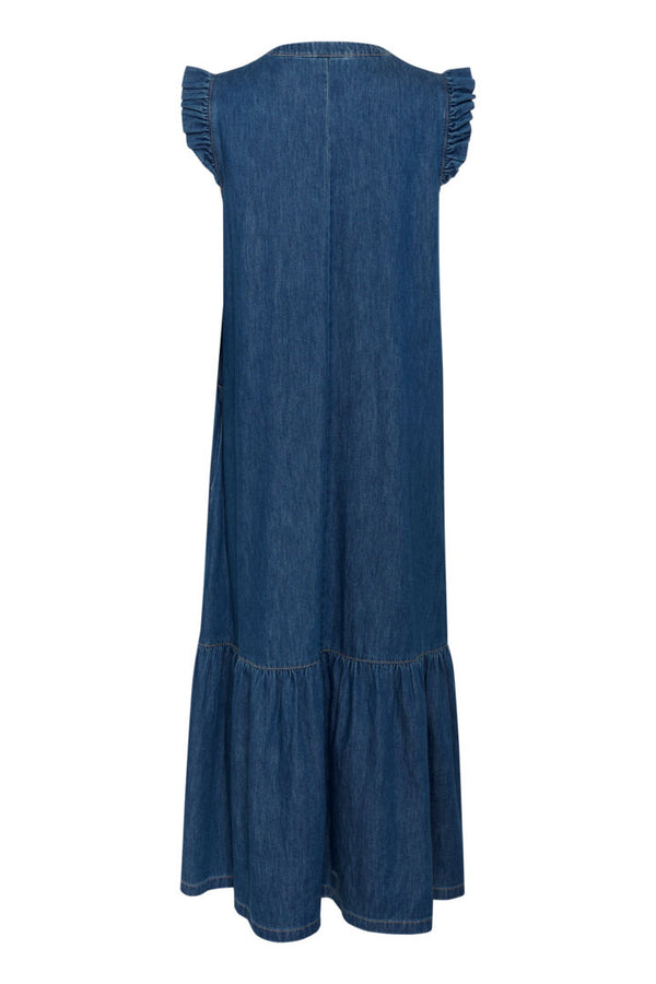 Culture Berteline Arpa Dress - Dark Blue Wash