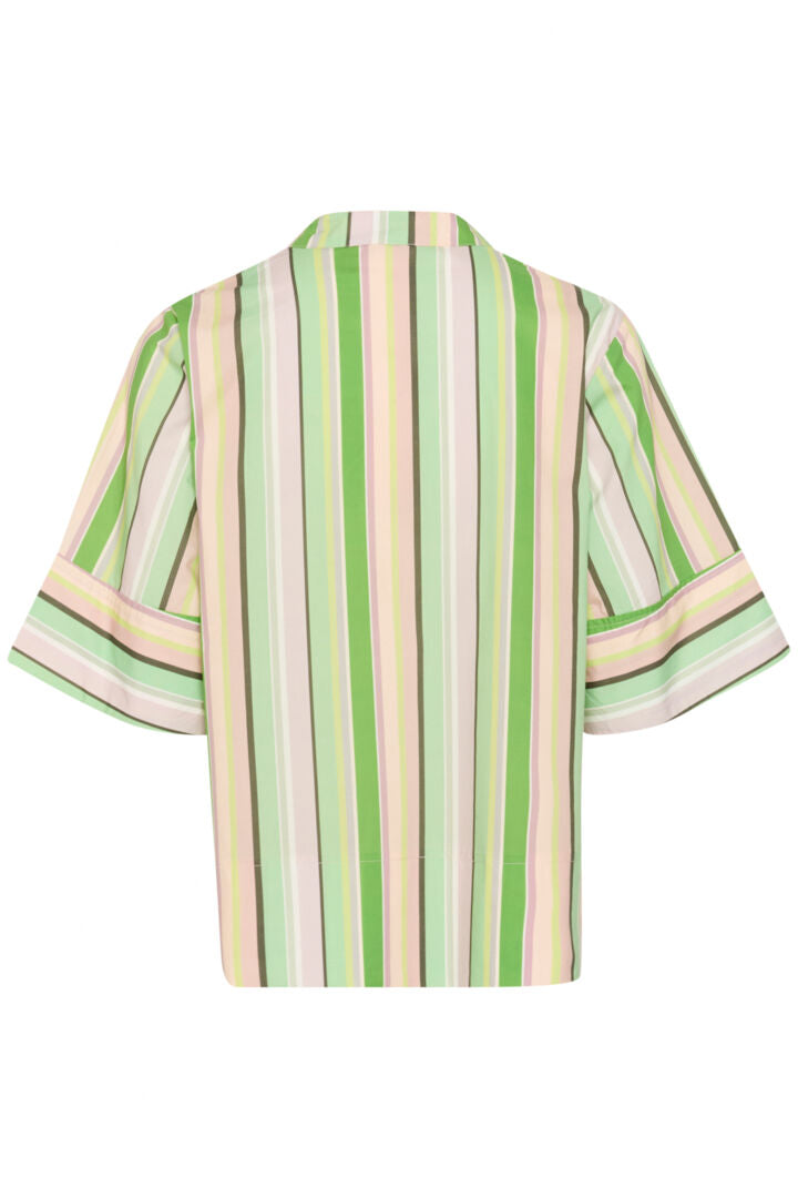 Culture Mola Shirt - Green Stripe