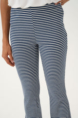 Culture Tea Dolly Pants - Dress Blues/White