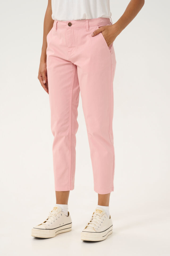 Cultue Brita Cropped Pants - Pale Mauve