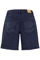 Pulz Annie HW Shorts - Dark Sapphire