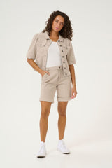 Culture Milky Shorts - Dune/White Stipe