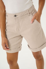 Culture Milky Shorts - Dune/White Stipe