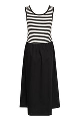 Culture Florence Tank Top Dress - Black/White Stripe