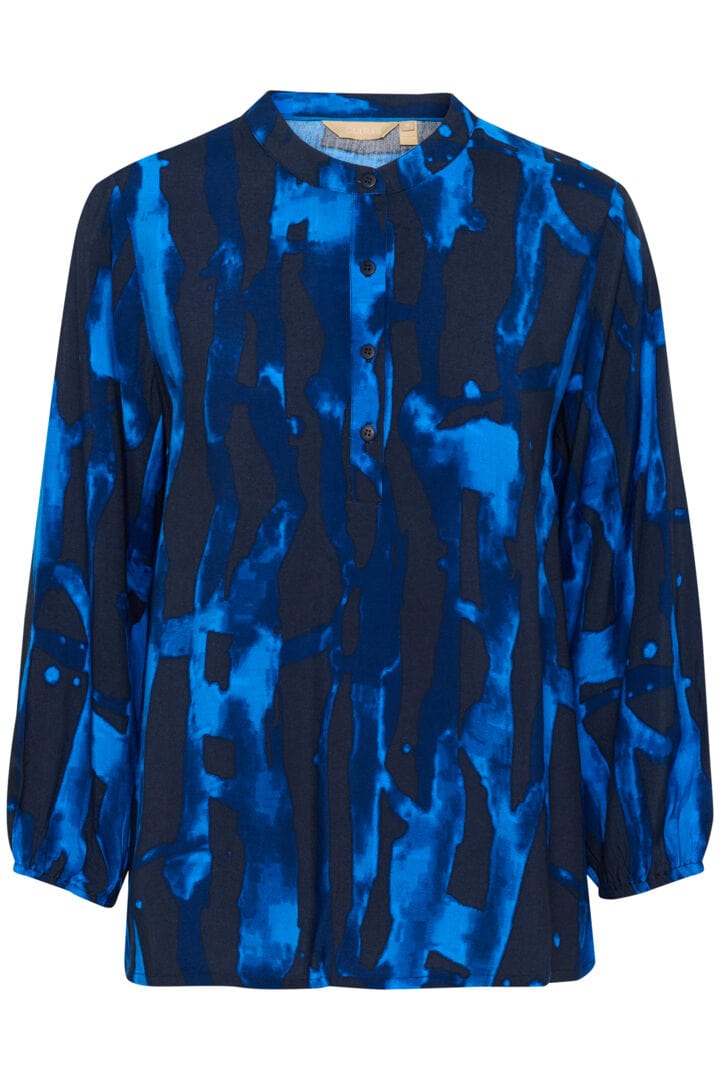 Culture Ashley Chaina Blouse - Blue Graphia