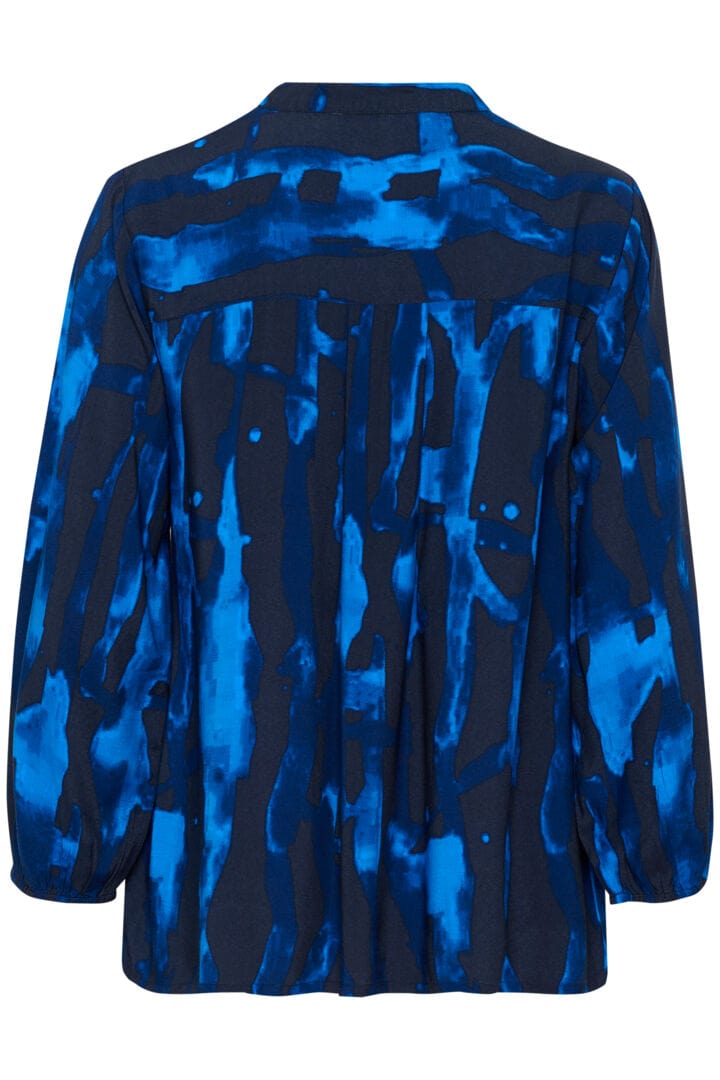Culture Ashley Chaina Blouse - Blue Graphia