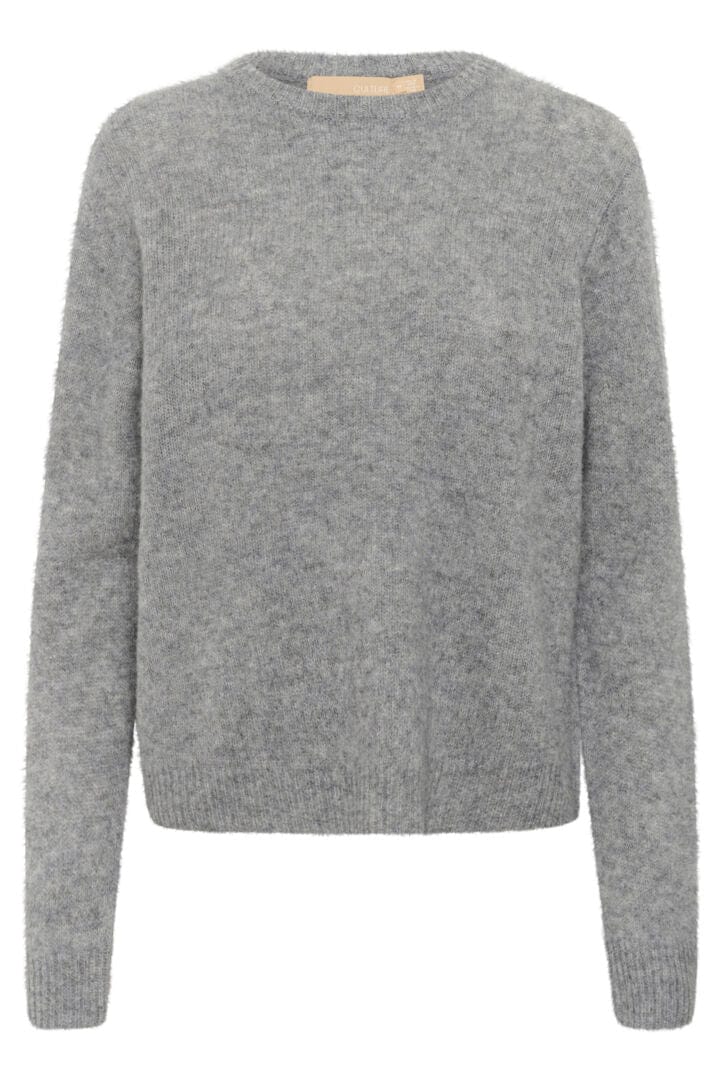Culture Katrina Pullover - Mid Grey Melange