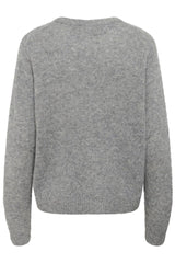 Culture Katrina Pullover - Mid Grey Melange