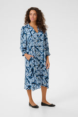 Culture Mingo Dittemarie Dress - Blue Batik