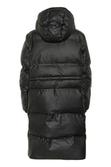 Culture Celinda Coated Long Jacket - Black