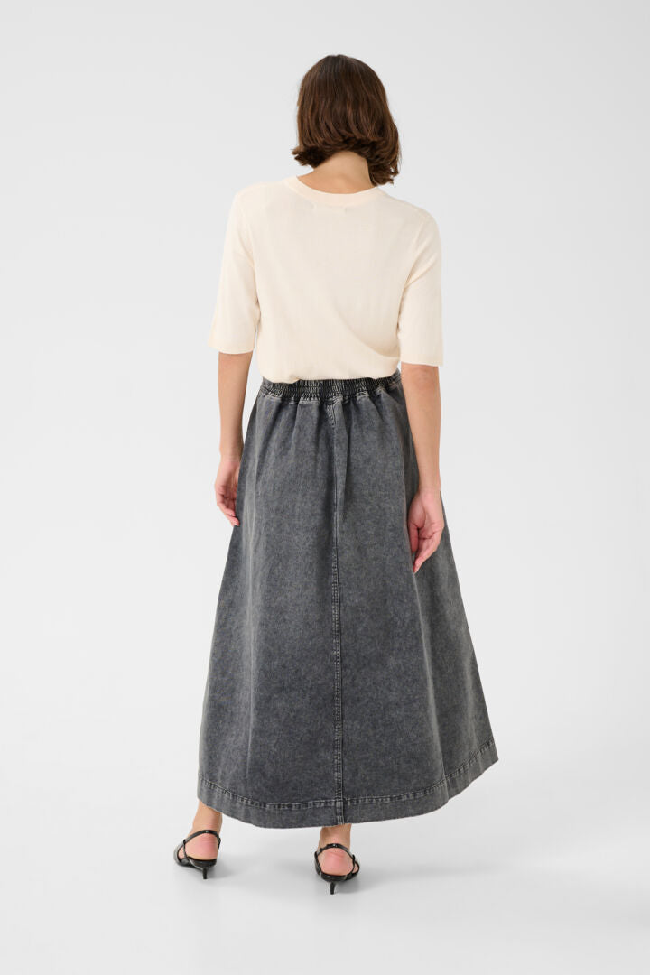 Culture Carlina Skirt - Dark Grey