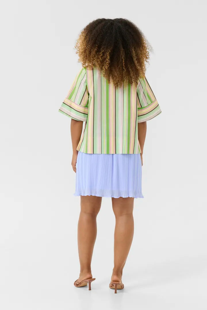 Culture Mola Shirt - Green Stripe