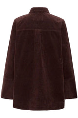 Culture Baele Klay Shirt Jacket  - Bitter Chocolate