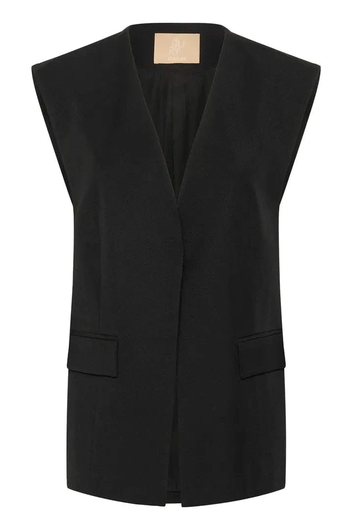 Culture Benedichte Waistcoat - Black