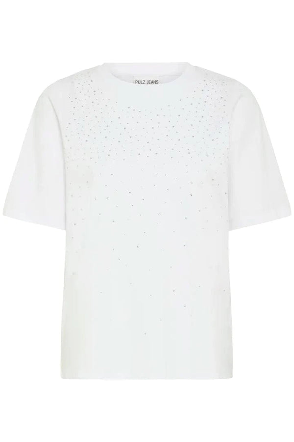 Pulz Kaden T-shirt - Bringht White
