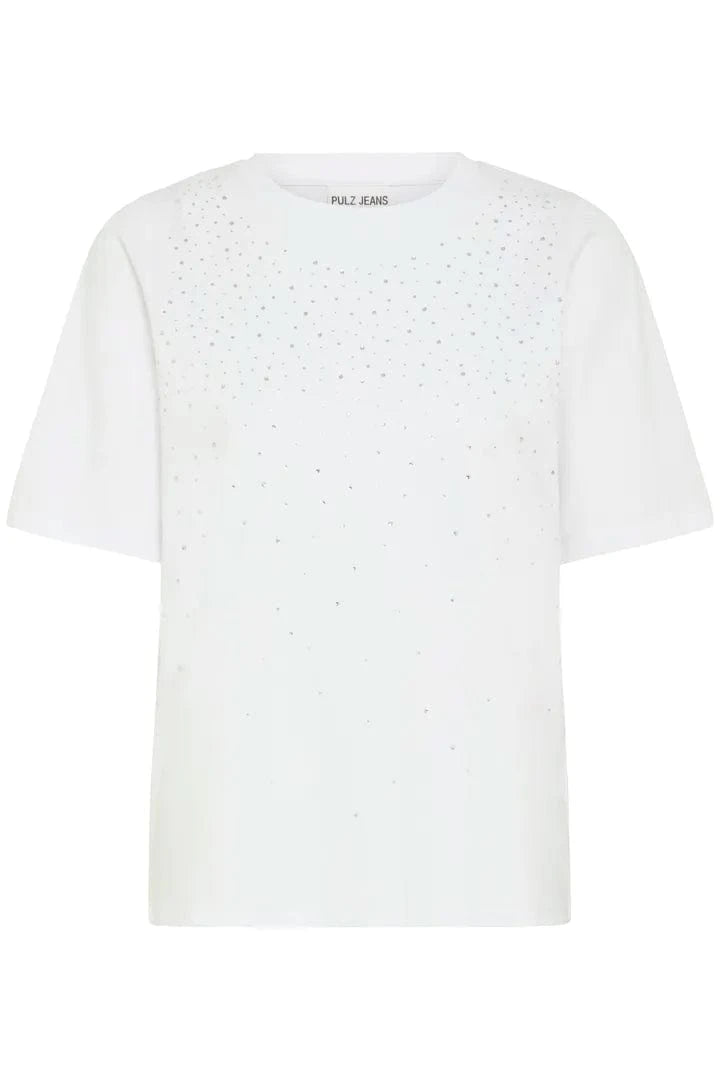Pulz Kaden T-shirt - Bringht White