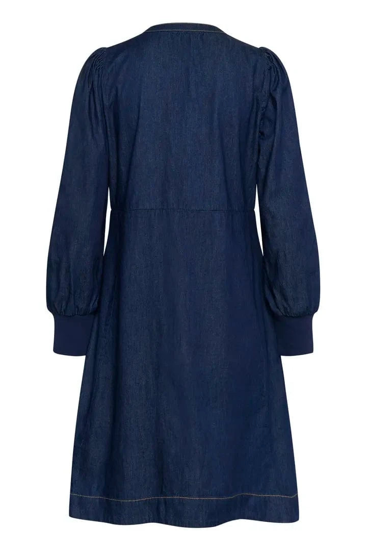 Culture Hilka Arpa Short Dress - Rinse Wash