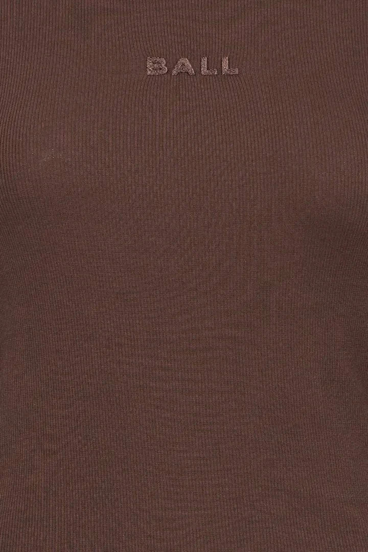 Ball Altobelli LS T-shirt - Coffee Bean