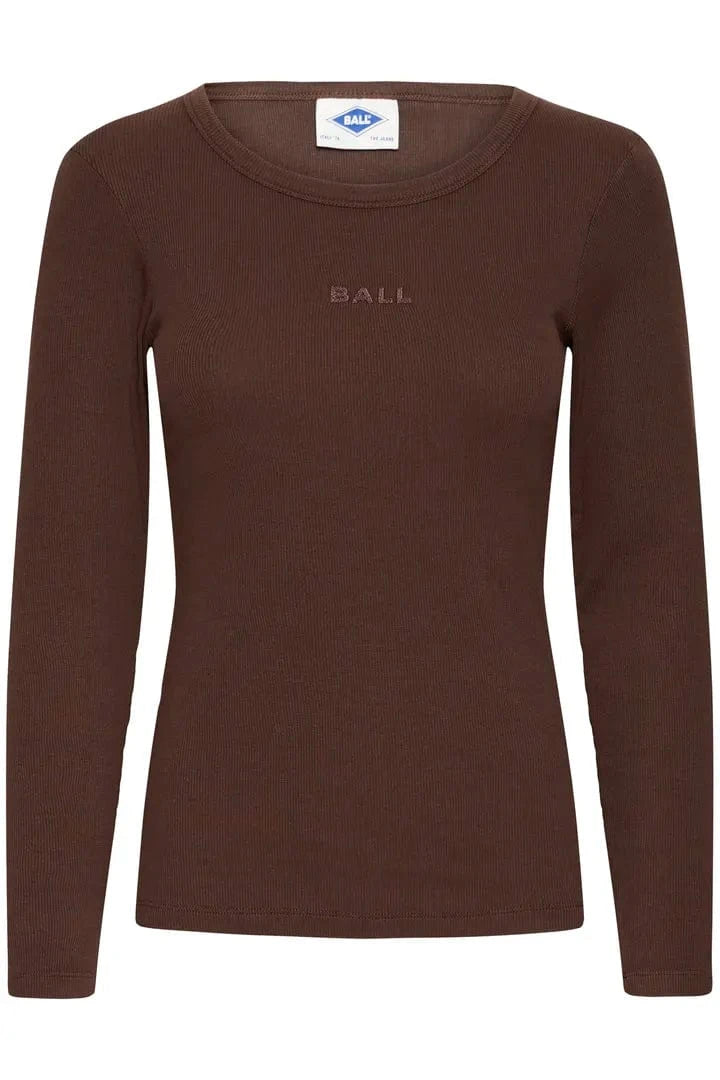 Ball Altobelli LS T-shirt - Coffee Bean