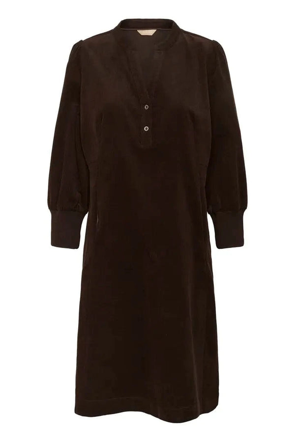 Culture Rhaena Dress - Coffee Bean