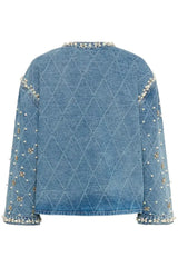 Culture Alys Denim Jacket - Light Blue Wash