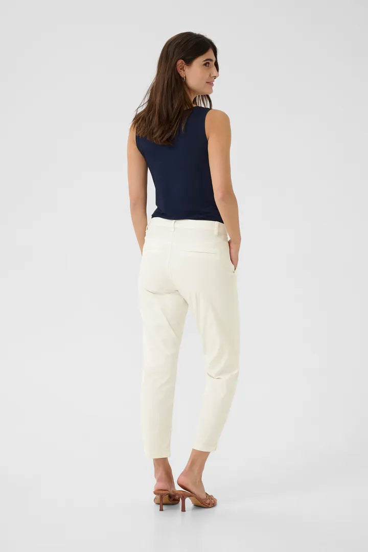 Cultue Brita Cropped Pants - Spring Gardenia