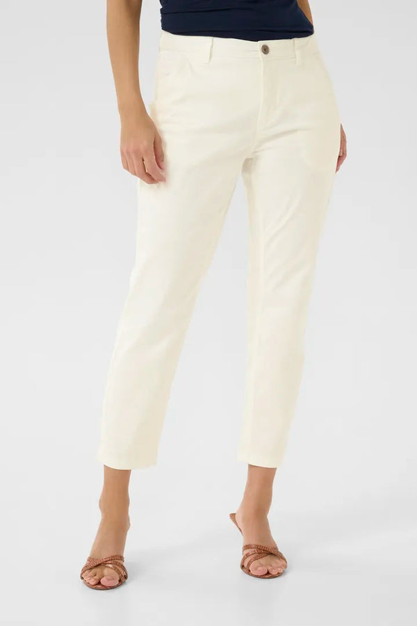 Cultue Brita Cropped Pants - Spring Gardenia