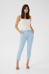 Cultue Brita Cropped Pants - Cashmere Blue