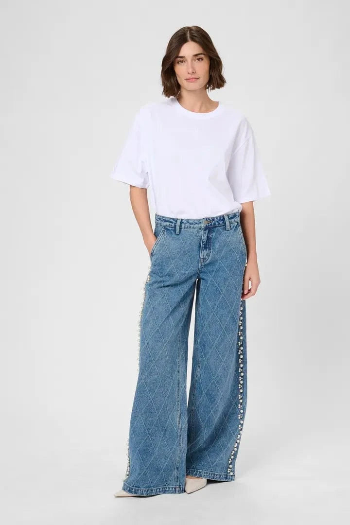 Culture Alys Jeans - Light Blue Wash