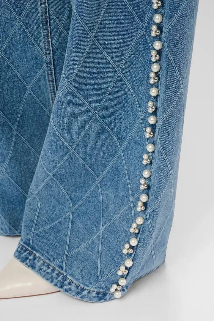 Culture Alys Jeans - Light Blue Wash