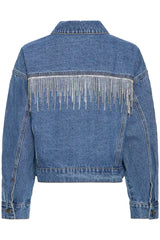 Pulz Gabrielle Denim Jacket - Medium Blue