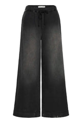 Pulz Raven HW Pant - Black Denim