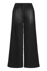 Pulz Raven HW Pant - Black Denim