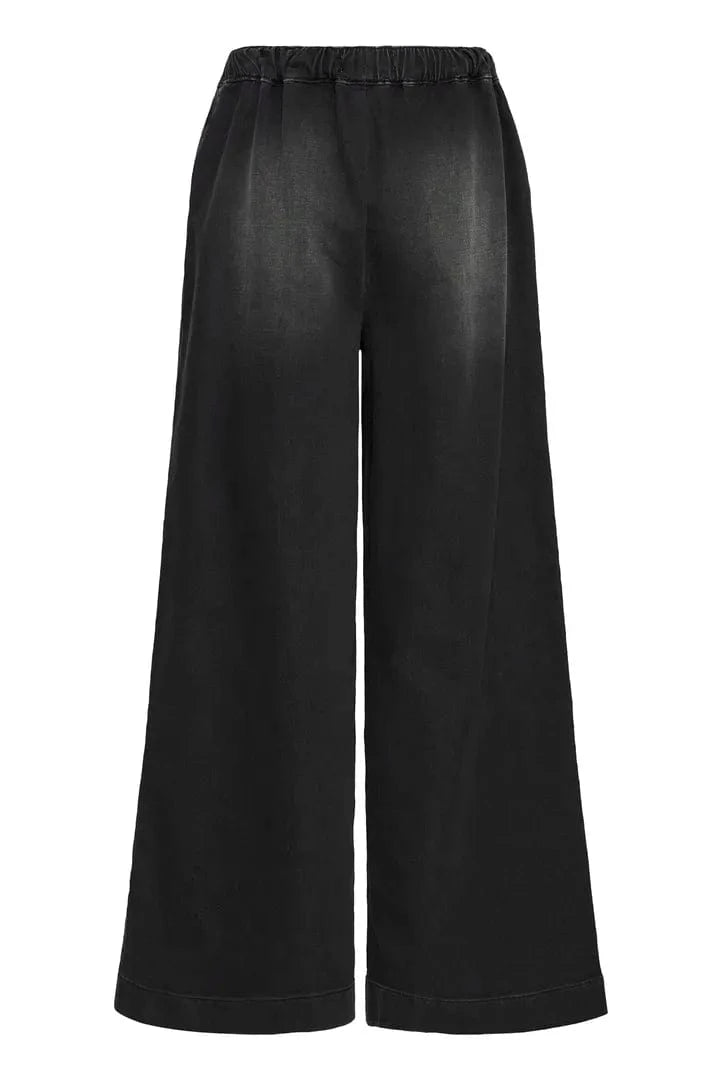 Pulz Raven HW Pant - Black Denim