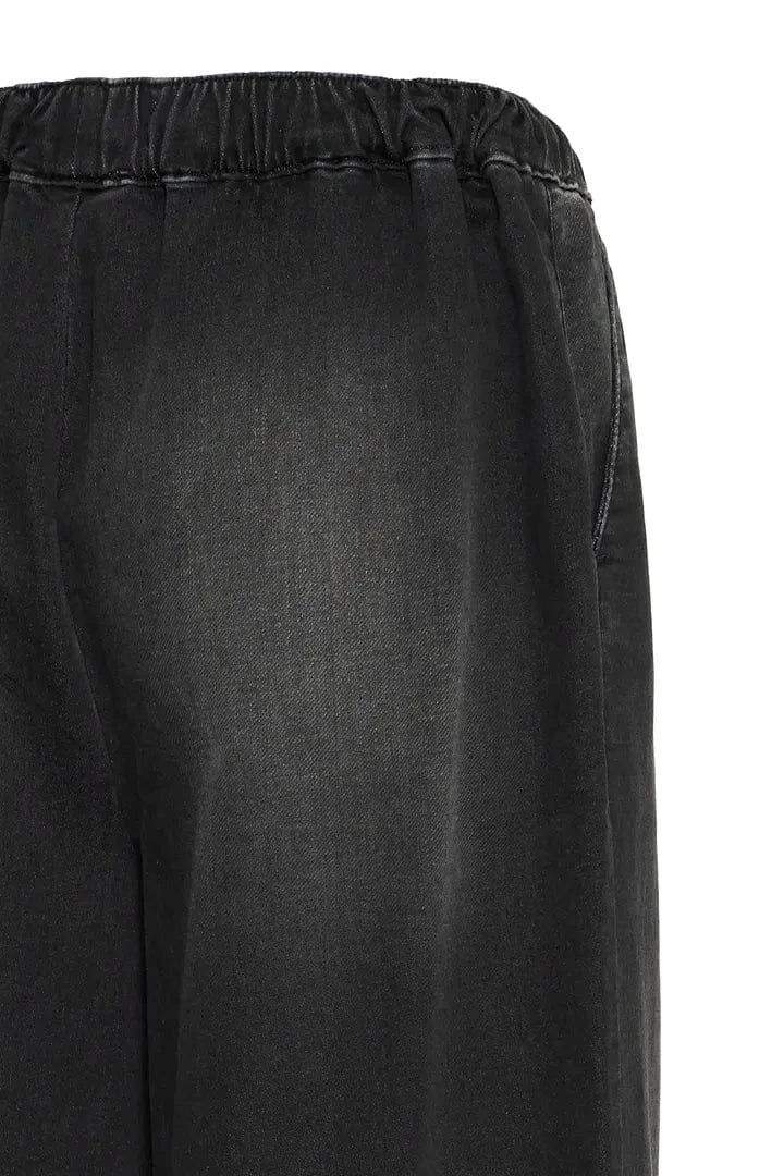 Pulz Raven HW Pant - Black Denim
