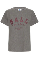 Ball Maldini T-shirt - Dark Grey Melang