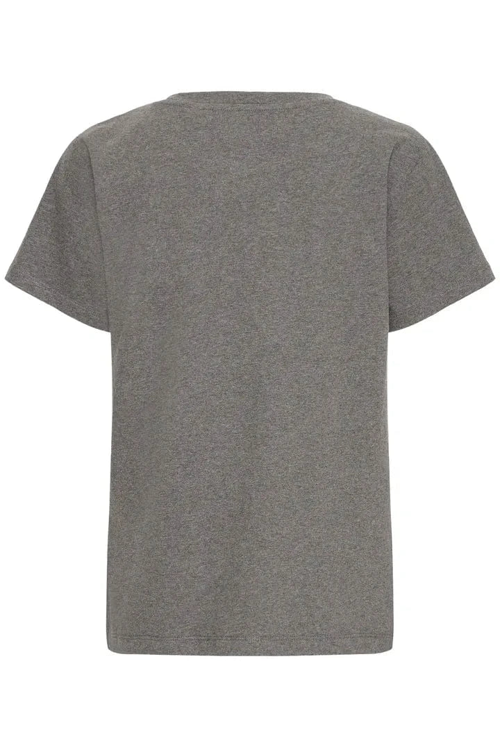 Ball Maldini T-shirt - Dark Grey Melang