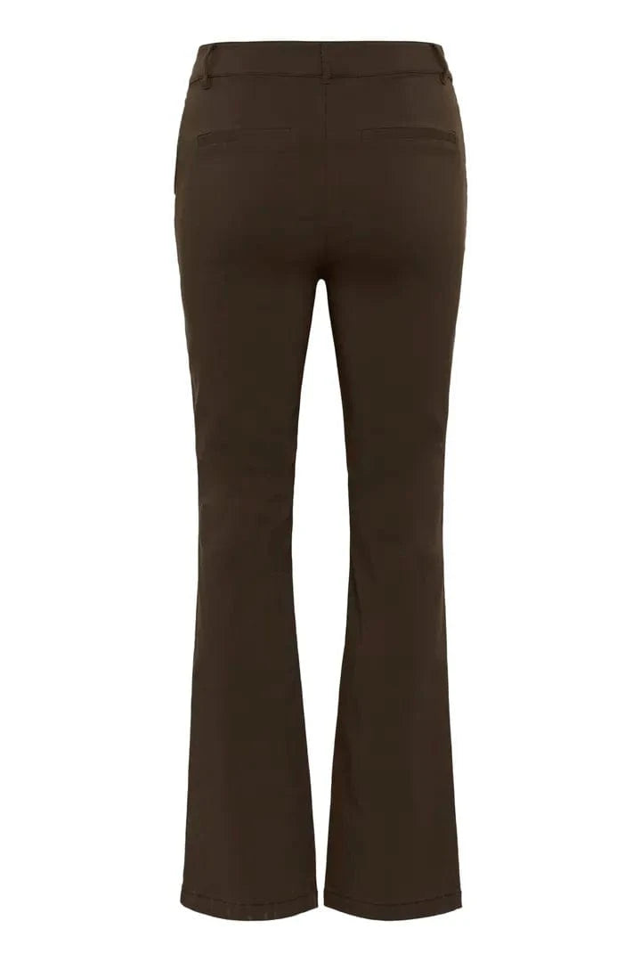 Culture Benghta Long Flare Pants - Demitasse