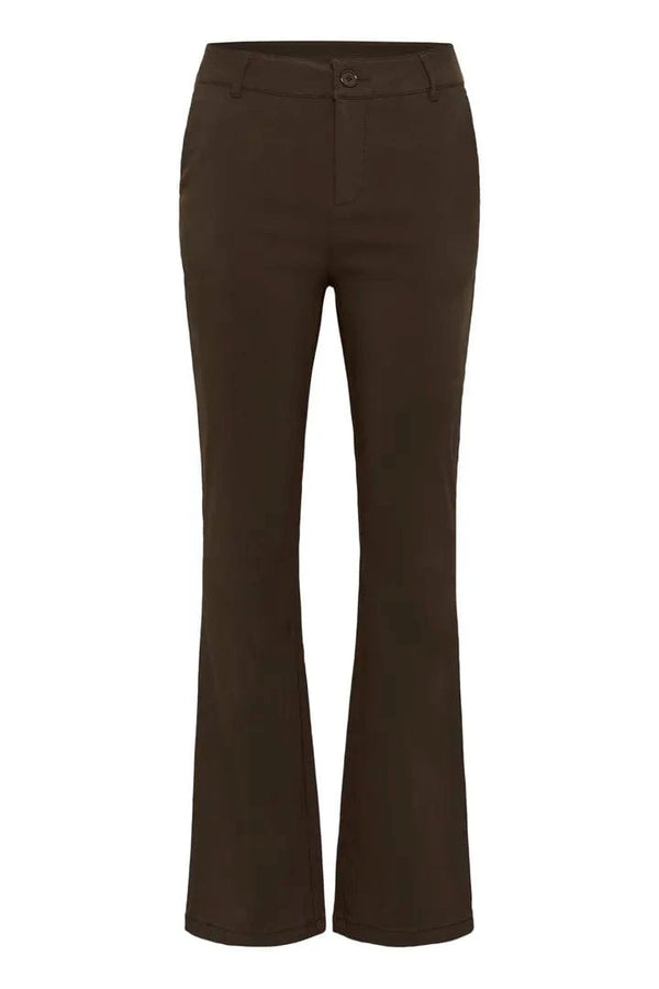 Culture Benghta Long Flare Pants - Demitasse
