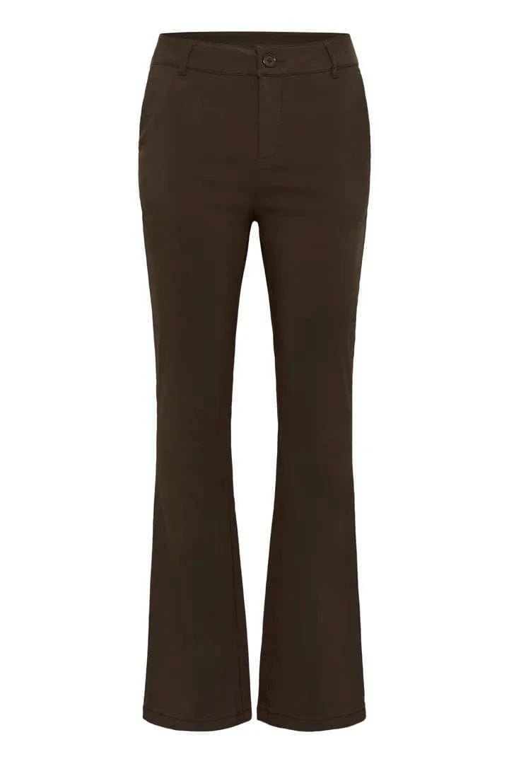 Culture Benghta Long Flare Pants - Demitasse
