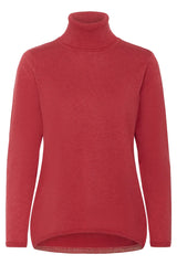 Culture Annemarie Loose Roll-Neck - Chinese Red