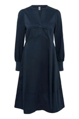 Culture Antoinett Rib Dress - Blue Iris
