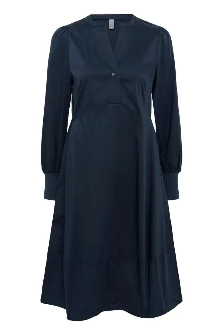 Culture Antoinett Rib Dress - Blue Iris