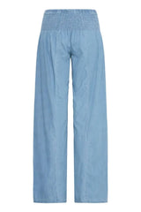 Pulz Jill Straight Pant - Light Blue Denim
