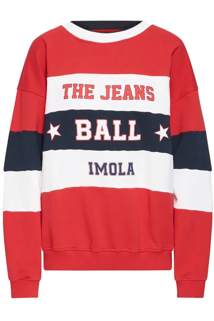 Ball Lotus SweatShirt - Chinese Red