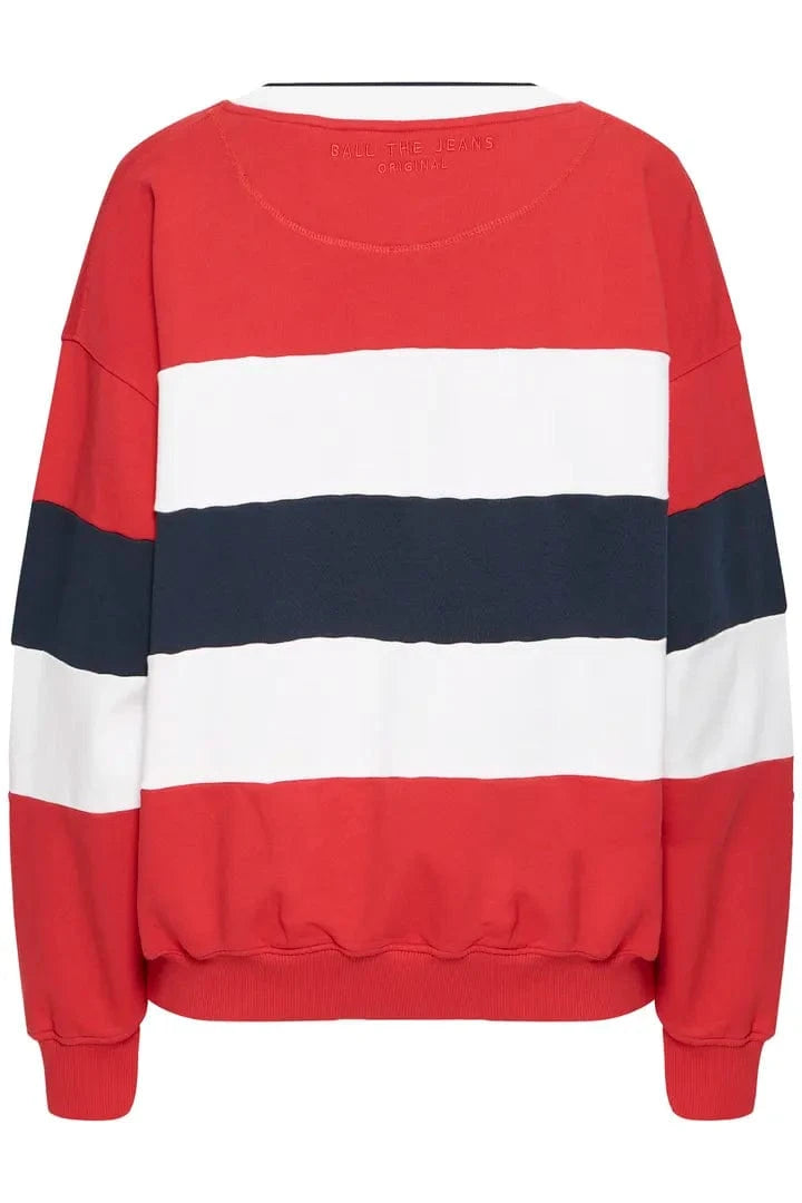 Ball Lotus SweatShirt - Chinese Red